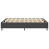 vidaXL Boxspring-Bettgestell Grau Stoff 180x200 cm