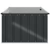 vidaXL Gartenlagerbox Schwarz 101 x 82 x 50 cm Stahl