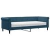vidaXL Tagesbett mit Matratze Blau 80x200 cm Samt