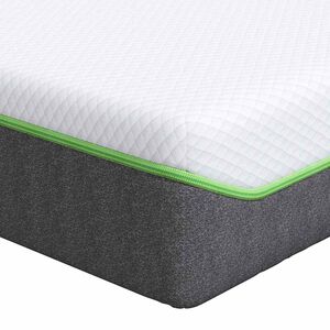 vidaXL Matratze Mittelweich 80 x 160 cm Wei&szlig; und Grau