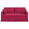 vidaXL Sofa Weinrot Gesamtabmessungen: 158 x 78 x 80 cm (B x T x H)