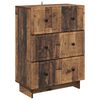 vidaXL Schubladenschrank Altholz 66 x 34,5 x 90 cm Holzwerkstoff
