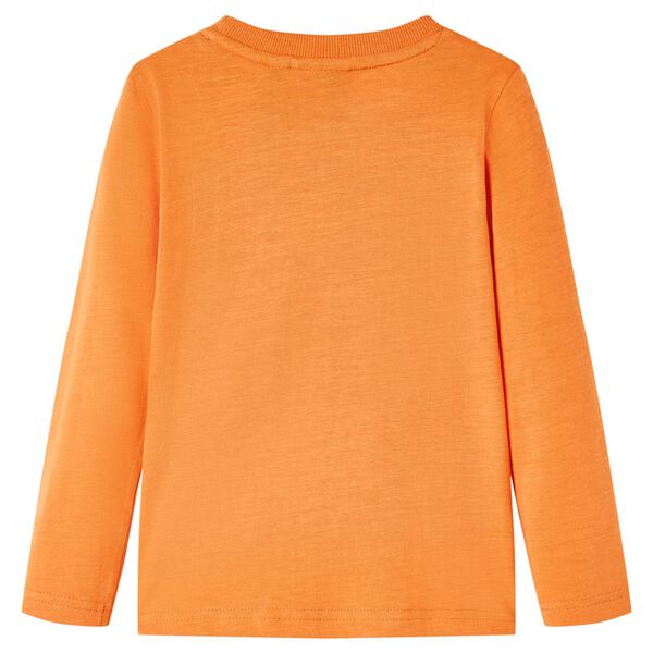 Kinder-Langarmshirt Dunkelorange 116