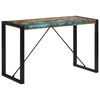 vidaXL Esstisch 120x55x76 cm Altholz Massiv
