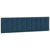 vidaXL Kopfteil-Kissen "Hanko" Blau 180 cm Samt
