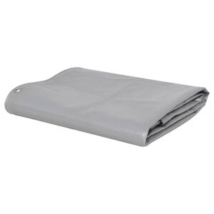vidaXL Abdeckplane 650 g/m&sup2; 3x3 m Grau