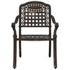 vidaXL Garten Essgruppe 5 pcs Bronze Aluminium