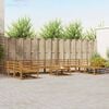 vidaXL Outdoor-Sofagarnitur 11 pcs Natur Massivholz Akazie