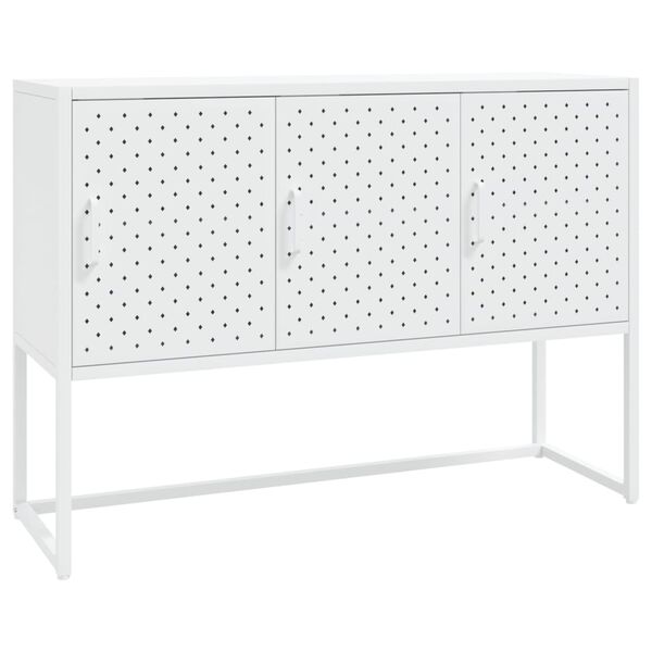 vidaXL Sideboard Wei&szlig; 105x35x75 cm Stahl