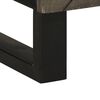 vidaXL Badschrank Schwarz 38x33x58 cm Massivholz Mango