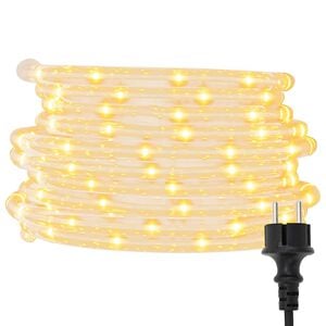 vidaXL Lichtschlauch 120 LEDs Warmwei&szlig; 5 m PVC
