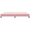 vidaXL Boxspringbett ohne Matratze Rosa 180x220 cm Samt