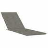 vidaXL Liegestuhl-Auflage Melange Dunkelgrau (75+105) x 50 x 4 cm Stoff