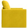 vidaXL Schlafsofa 60cm Dunkelgelb Samt