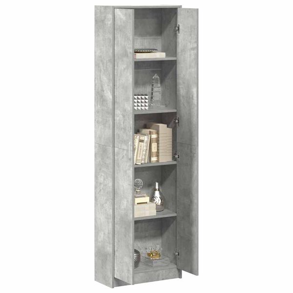 vidaXL Kleiderschrank Beton Grau 55 x 25 x 189 cm Holzwerkstoff