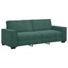vidaXL 3-Sitzer-Sofa Dunkelgr&uuml;n 180 cm Samt