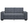 vidaXL 2-Sitzer-Sofa Dunkelgrau 180x78x84 cm Samt