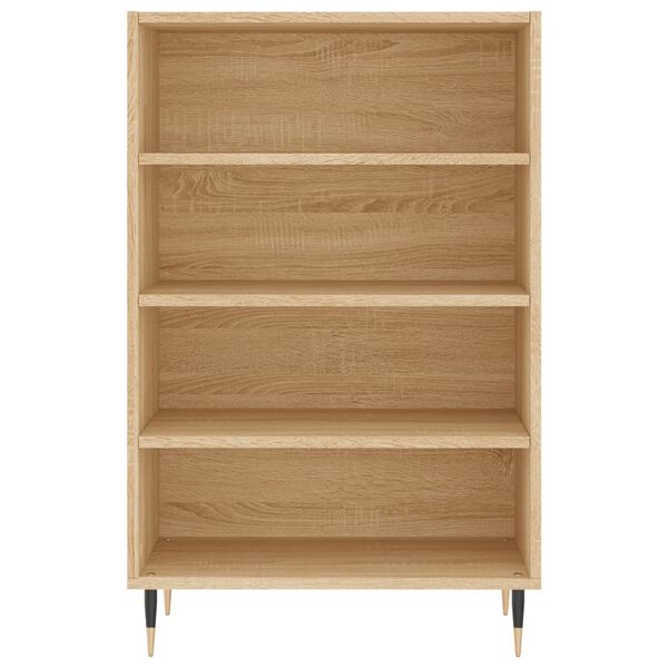 vidaXL Highboard Sonoma-Eiche 57x35x90 cm Holzwerkstoff