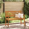 vidaXL Gartenbank Braun 110 x 56 x 90 cm Massivholz Akazie