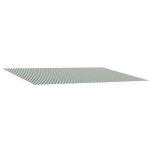 vidaXL Markisenersatzstoff Gr&uuml;n und Wei&szlig; 300 x 250 cm Polyester