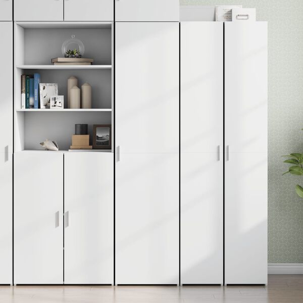 vidaXL Highboard Wei&szlig; 45x42,5x185 cm Holzwerkstoff