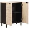 vidaXL Sideboard Wei&szlig;e gewaschene Oberfl&auml;che 60 x 33 x 75 cm