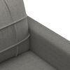 vidaXL 3-Sitzer-Sofa Dunkelgrau 180 cm Stoff