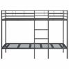 vidaXL Etagenbett ohne Matratze Schwarz 100x190 cm Stahl