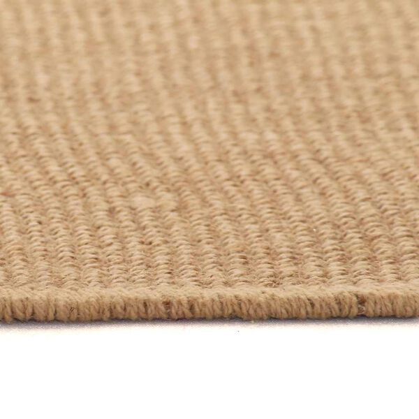 vidaXL Teppich Jute mit Latexr&uuml;cken 70x130 cm Natur