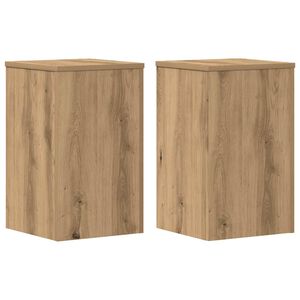 vidaXL Pflanzenst&auml;nder 2 Stk. Artisan-Eiche 30x30x50 cm Holzwerkstoff