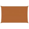 vidaXL Sonnensegel Orange und Braun 8 x 5 m 100 % Polyester Oxford