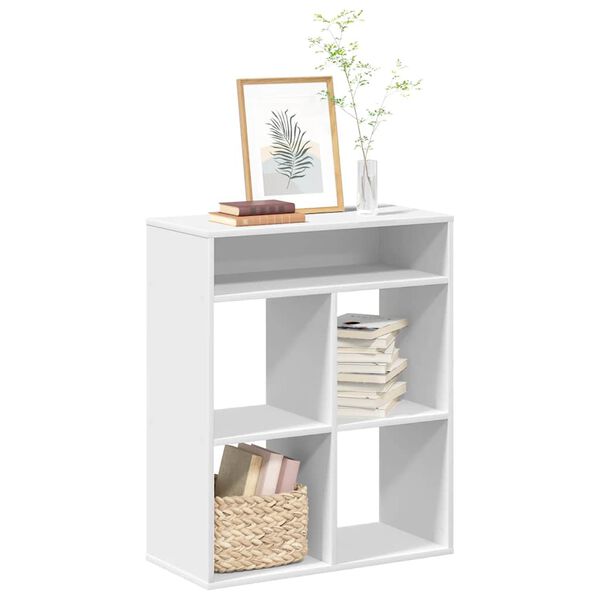 vidaXL Bücherregal Weiß 66x31x80 cm Holzwerkstoff