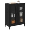 vidaXL Sideboard Schwarz Eichen-Optik 69,5 x 34 x 90 cm