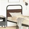 vidaXL Kopfteil Braun Eichen-Optik 75 cm Stahl und Holzwerkstoff