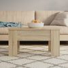 vidaXL Couchtisch Sonoma-Eiche 79x49x41 cm Holzwerkstoff