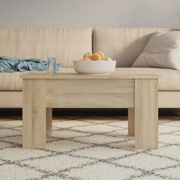 vidaXL Couchtisch Sonoma-Eiche 79x49x41 cm Holzwerkstoff