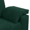 vidaXL 3-Sitzer-Sofa Dunkelgr&uuml;n 220x77x82 cm Samt