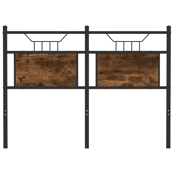 vidaXL Ersatz-Kopfteil R&auml;uchereiche 120 cm Holzwerkstoff und Stahl