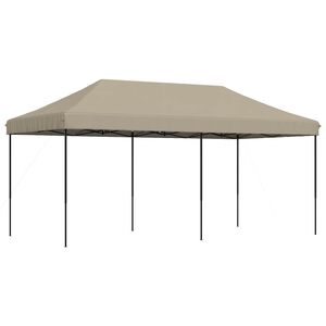 vidaXL Party-Zelt Taupe 292 x 580 x 315 cm Oxford-Stoff