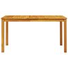 vidaXL Garten Essgruppe 7 pcs Braun Akazie Massivholz