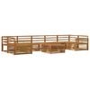 vidaXL Outdoor-Sofagarnitur 8 pcs Natur Massivholz Akazie