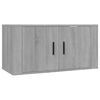 vidaXL TV-Wandschrank Grau Sonoma 80x34,5x40 cm