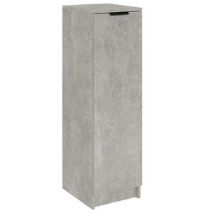 vidaXL Schuhschrank Betongrau 30x35x100 cm Holzwerkstoff