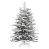 vidaXL K&uuml;nstlicher klappbarer Weihnachtsbaum Wei&szlig; 120 cm PE und PVC
