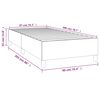 vidaXL Boxspringbettgestell Dunkelgrau 90x200 cm Stoff
