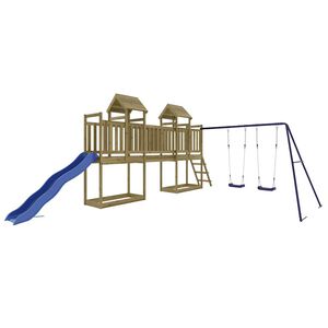 vidaXL Spielturm Impr&auml;gniertes Kiefernholz