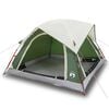 vidaXL Campingzelt 4 Personen Gr&uuml;n Wasserdicht