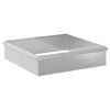 vidaXL Schneckenzauns 8 Stk. 100 x 3,5 x 25 cm Verzinkter Stahl Silber