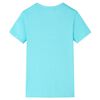 Kinder-T-Shirt Aquablau 92