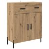 vidaXL Highboard Artisan-Eiche 69,5 x 34 x 180 cm Holzwerkstoff